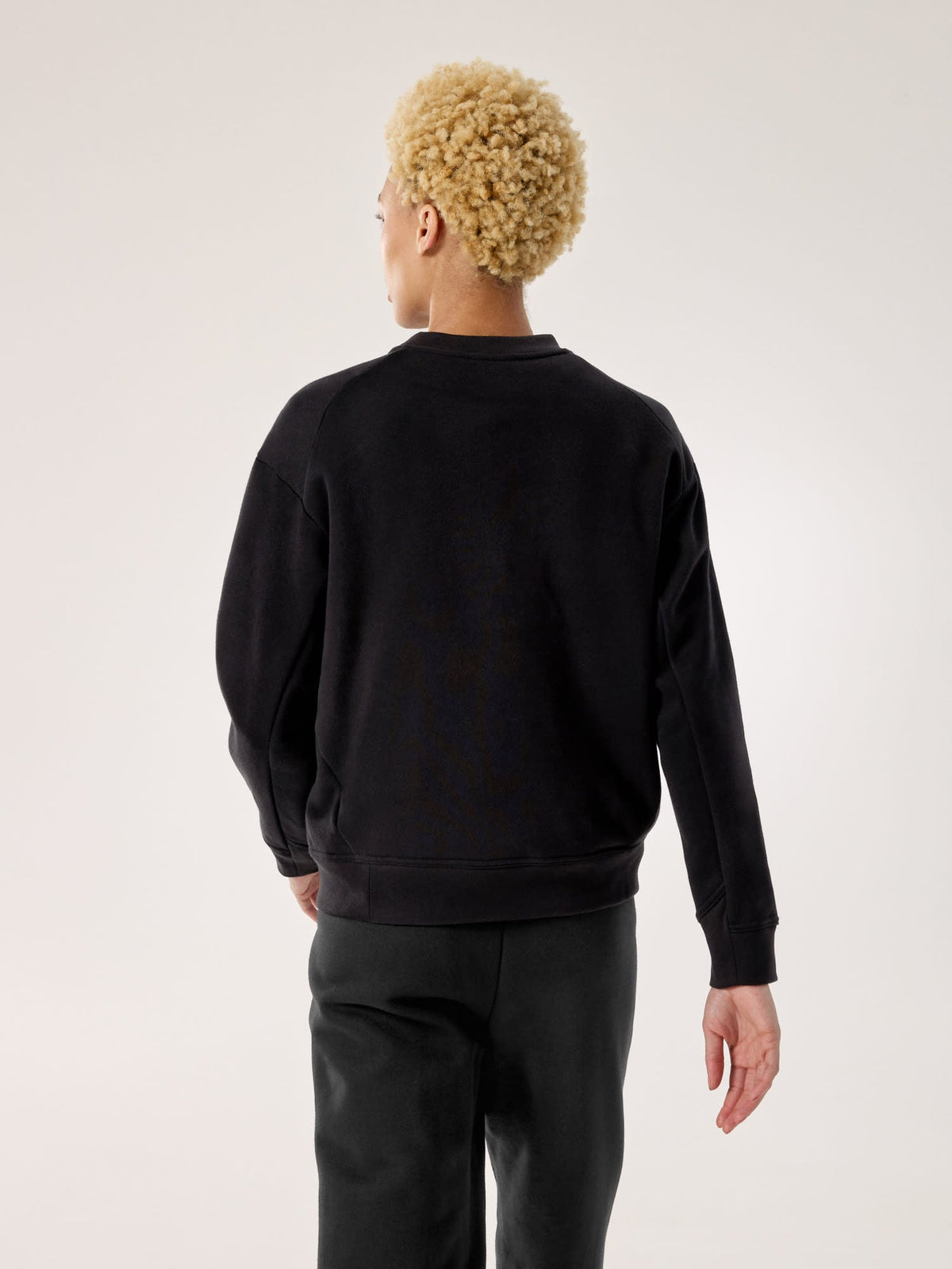 Emblem Fleece Crew Neck Pullover Women's