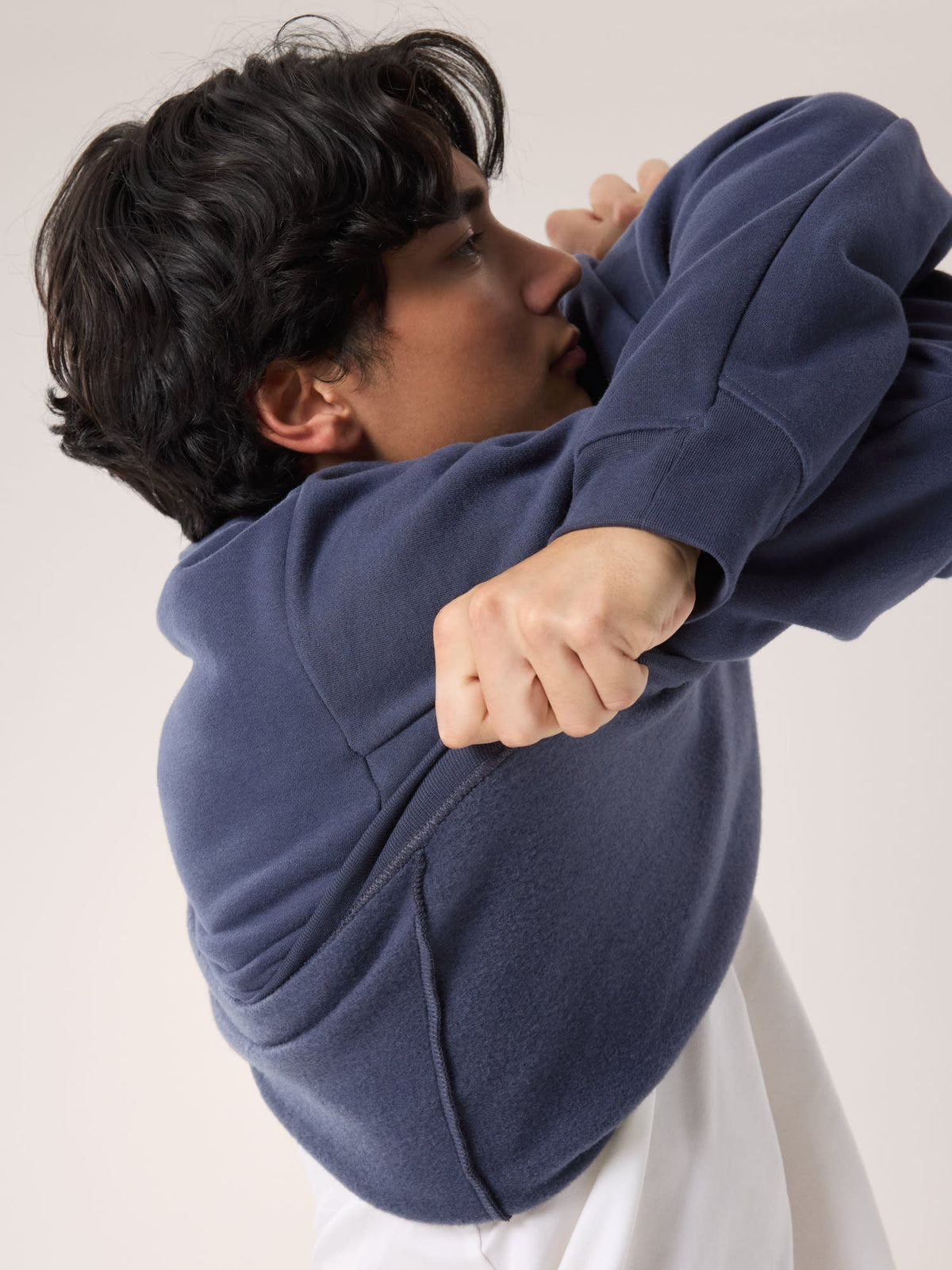 Emblem Fleece Crew Neck Pullover Men's