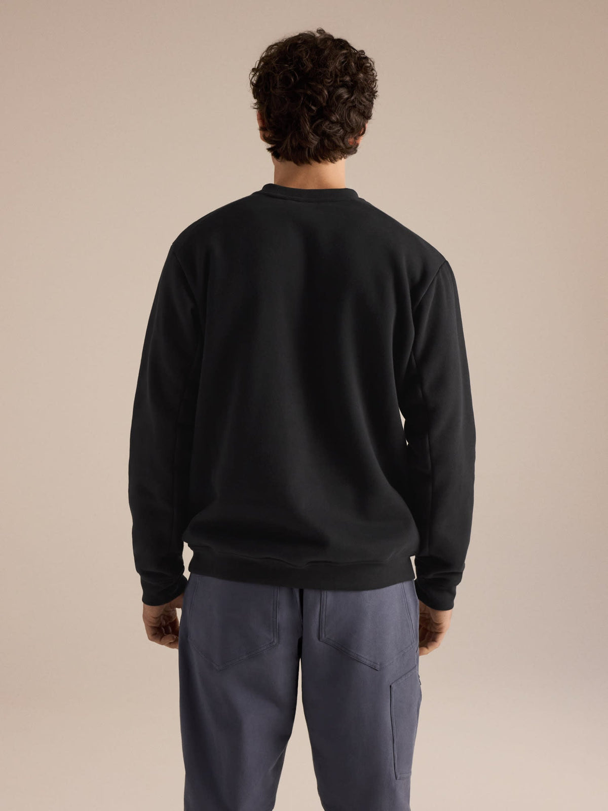 Emblem Fleece Crew Neck Pullover Men's
