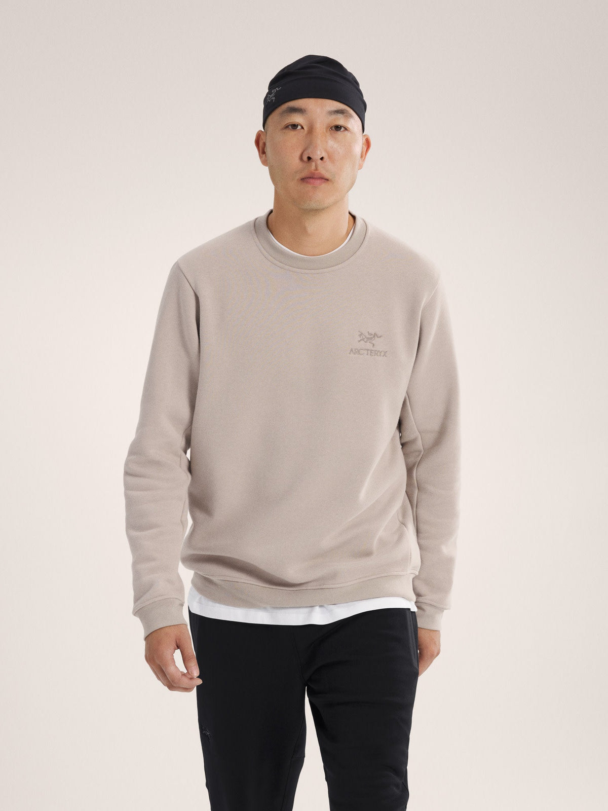 Emblem Fleece Crew Neck Pullover Men's